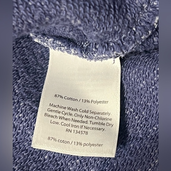 Vineyard Vines Women’s size M Blue high neck mock pullover sweatshirt feel - Picture 6 of 8